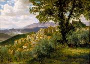 Albert Bierstadt Olevano France oil painting artist